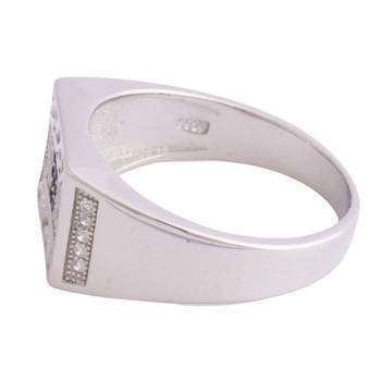 Milestone Square Men Ring-FRL172 3