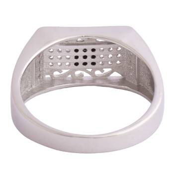 Milestone Square Men Ring-FRL172 4