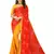 Multicolor printed georgette saree with blouse