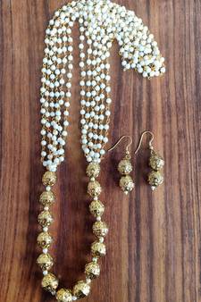 White agate necklaces