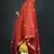Red Banarasi Pure Chanderi Silk Jaamdani Dupatta