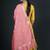 Pink Banarasi Pure Chanderi Silk Jaamdani Dupatta