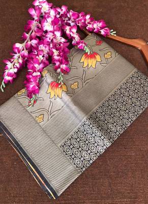 Black Banarasi Silk Jacquard Work Designer Saree 4