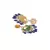 Brass kundan White Earrings