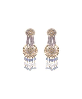 Bold Blue Dangle Earrings 2
