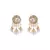 Brass kundan Pink Earrings
