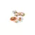 Brass kundan Pink Earrings
