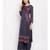 Grey Liva unstitched acrylic wool blend dress material