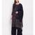 Black Liva unstitched acrylic wool blend dress material