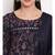 Black Liva unstitched acrylic wool blend dress material