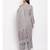Grey Woven Design unstitched acrylic wool blend dress material