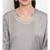 Grey Woven Design unstitched acrylic wool blend dress material