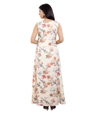 Multicolor printed cotton long-kurtis 2