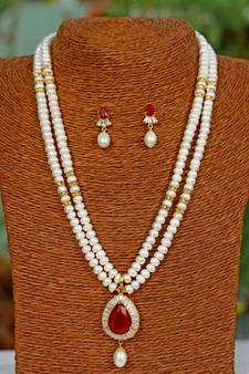 Natural Fresh Water Pearl Set From Hyderabad of Authenticity