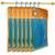atorakushon Satin Gold Hanging Saree Cover Wardrobe Cloth organizer for Storage Rack Garment Storage Bags Pack of 6