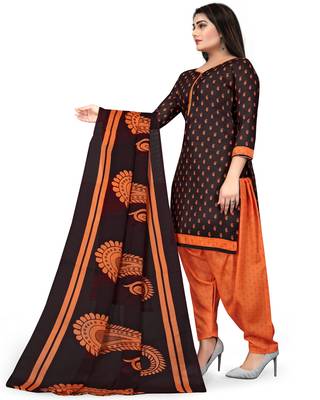 Brown paisley cotton salwar 3