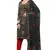 Brown embroidered chanderi salwar