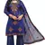 Blue embroidered chanderi salwar