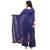 Blue embroidered chanderi salwar
