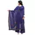 Blue embroidered chanderi salwar