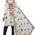 White embroidered chanderi salwar