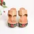 Nude Garden Wedges