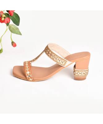 Zari & Mirror Embroidered Heels 3