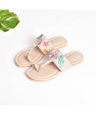 Oceana Life Embroidered Kolhapuri Flats 4