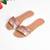 Nude Pink Boho Sliders