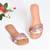 Nude Pink Boho Sliders