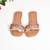 Nude Pink Boho Sliders