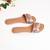 Nude Pink Boho Sliders