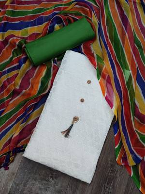 White chikankari chanderi salwar 1