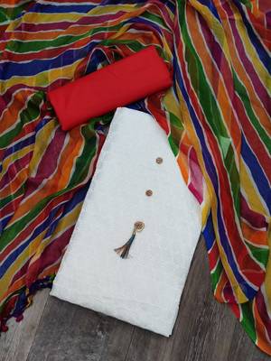 White chikankari chanderi salwar 1