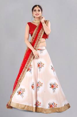red designer lehenga choli 1