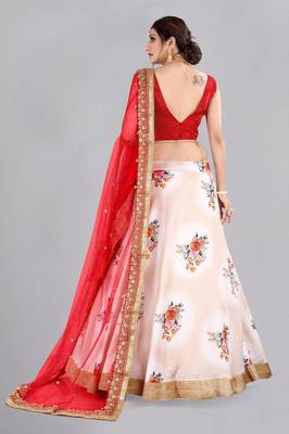 red designer lehenga choli 2