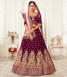 Velvet Lehenga - Shop Latest Velvet 