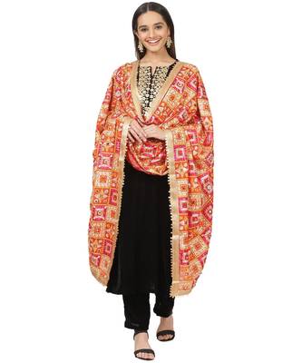 Black Velvet Zari Straight Kurti with Straight Pants and Phulkari Dupatta 1