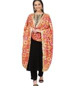 Black Velvet Zari Straight Kurti with Straight Pants and Phulkari Dupatta