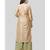 Pistachio Gold Kurti with Kalidaar Palazzo and Sequenced Net Dupatta