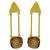 Brown Brass Classic Casual/Party Handmade Earrings For Girls And Women