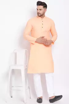Sanwara Men's Solid Off White Colour Cotton Payjamas