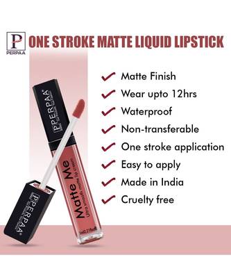 PERPAA One Stroke Matte Liquid Lipstick (5ml) 5