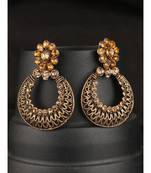 Styylo Fashion Gold Plated Designer Hoop Earring for Women And Girls-Onesize-Gold