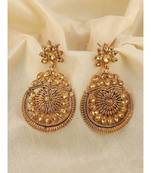 Styylo Fashion Gold Plated Designer Hoop Earring for Women And Girls-Onesize-Gold