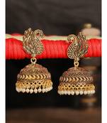 Styylo Fashion Gold Plated Designer Jhumka Earring for Women And Girls-Onesize-Gold
