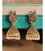 Styylo Fashion Gold Plated Designer Jhumka Earring for Women And Girls-Onesize-Gold