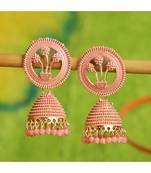 Styylo Fashion Gold Plated Designer Jhumka Earring for Women And Girls-Onesize-Gold