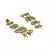 Styylo Fashion Gold Plated Designer Jhumka Earring for Women And Girls-Onesize-Gold