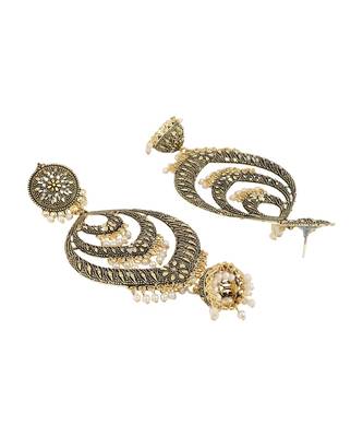 Styylo Fashion Gold Plated Designer Jhumka Earring for Women And Girls-Onesize-Gold 3